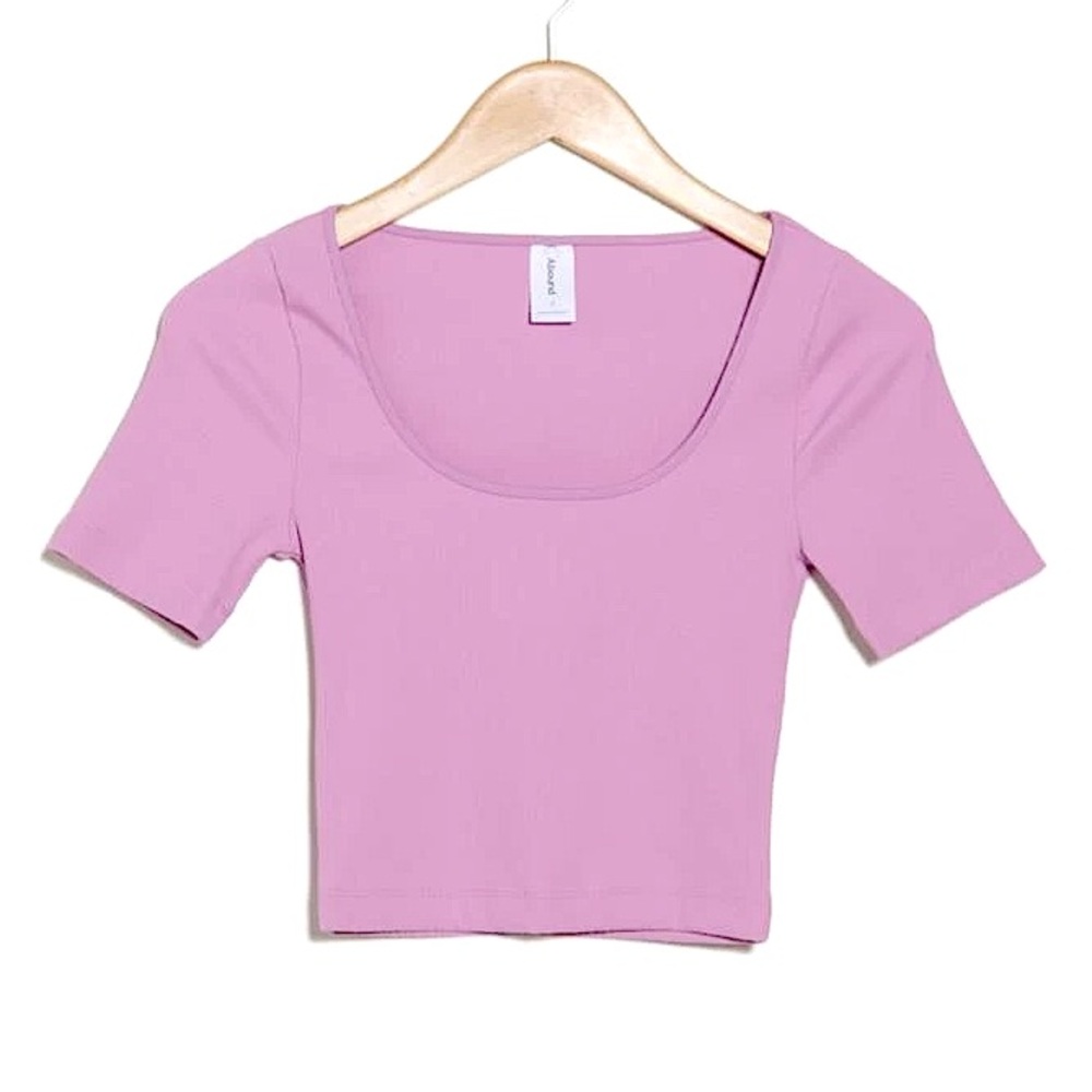Abound Cropped Ribbed Top - Picture 4 of 4